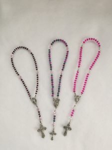 jewelry, sterling silver, Swarovski Crystal, necklace, bracelet, earrings, Catholic, faith, hope, love, hearts, Christian, rosaries, crucifix, key chains, accessories, book marks, badge holders, eyeglass holders